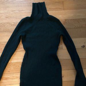 Bebe Ocean colored long sleeve, turtleneck dress size medium